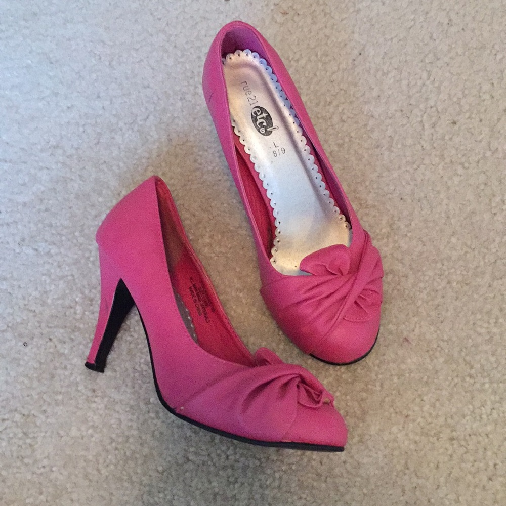 Rue 21 Pink Heels